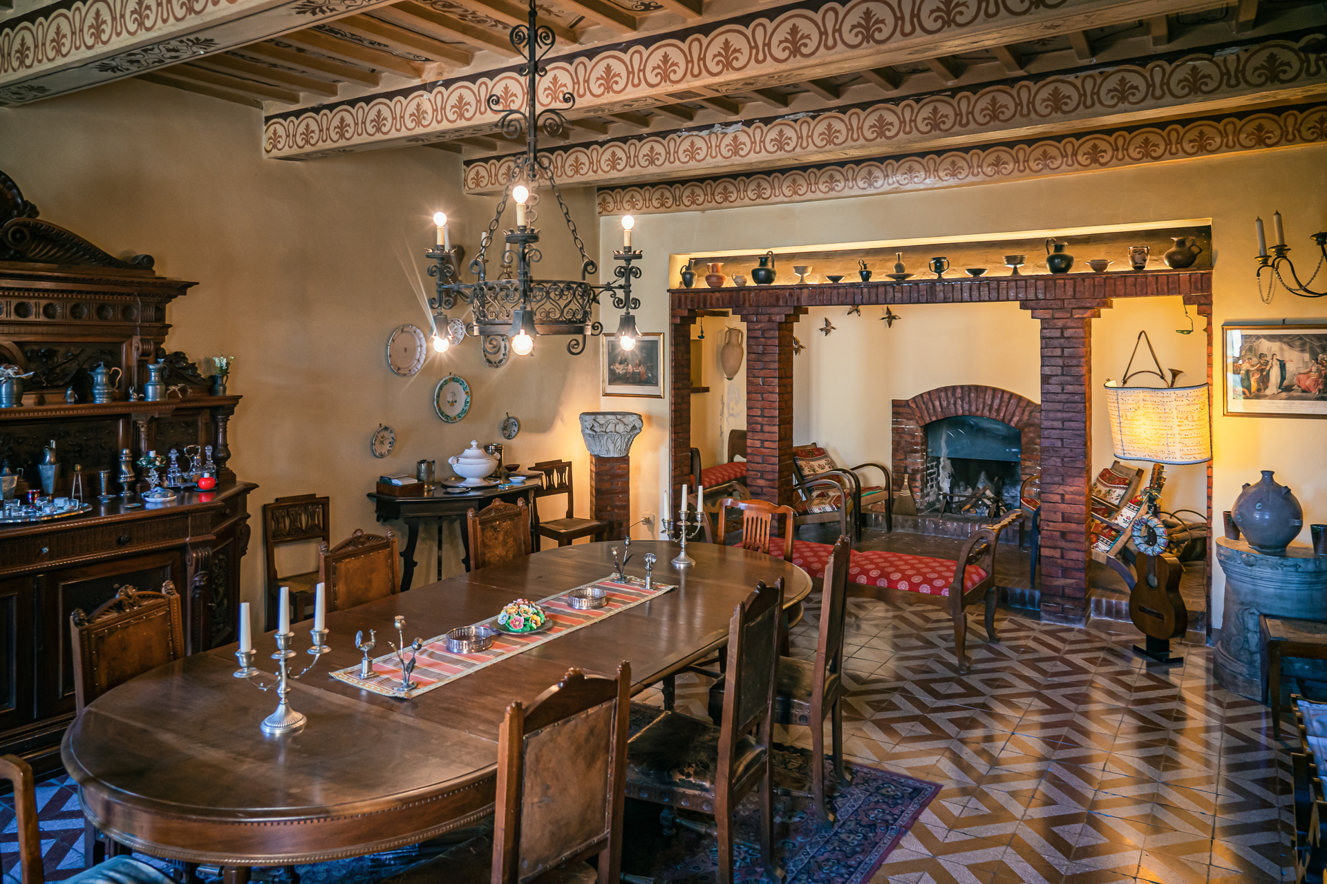 Inside Proceno castle Lazio